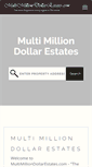 Mobile Screenshot of multimilliondollarestates.com